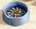 Blue 2-in-1 Slow Feeder Bowl for Cats